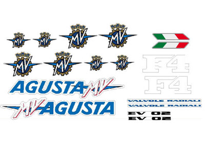 Mv Agusta Decals - Mvagusta.net