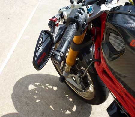 hypermotard bar end mirrors