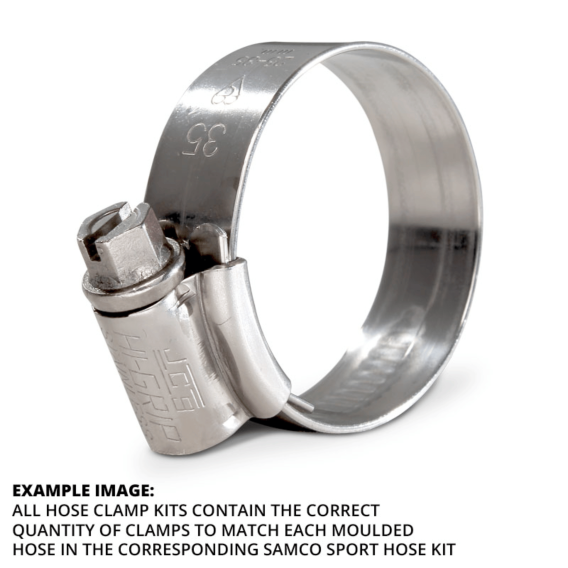 Samco Stainless Steel Hose Clamp Kit