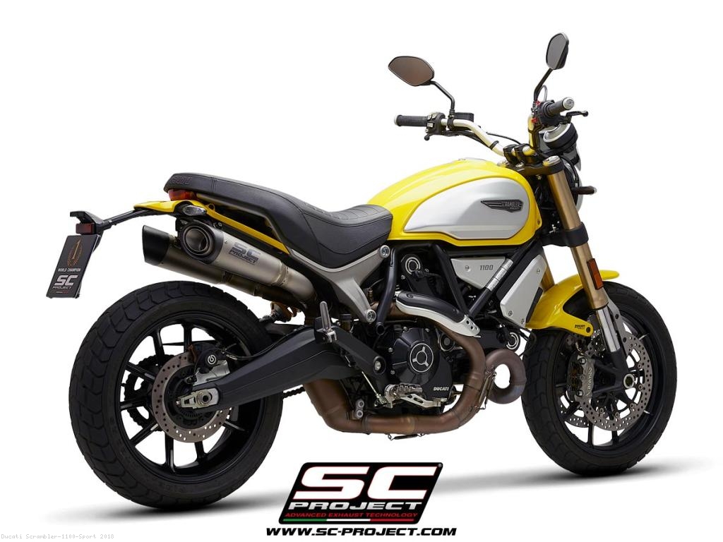 S1 Exhaust By Sc Project Ducati Scrambler 1100 Sport 18 D29 41t