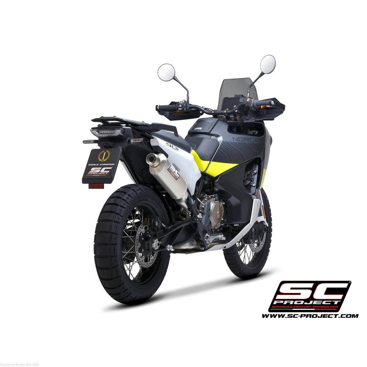 Rally Raid Exhaust by SC-Project Husqvarna / Norden 901 / 2023 (HU08-100T)