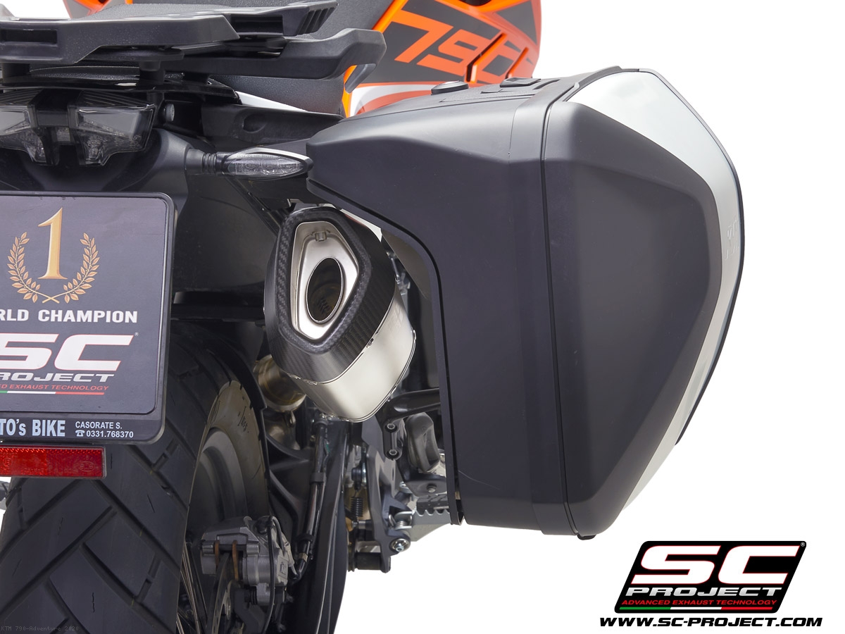 SC-Project - Stainless steel full system with titanium SC1-R GT exhaust - KAWASAKI  Z 650