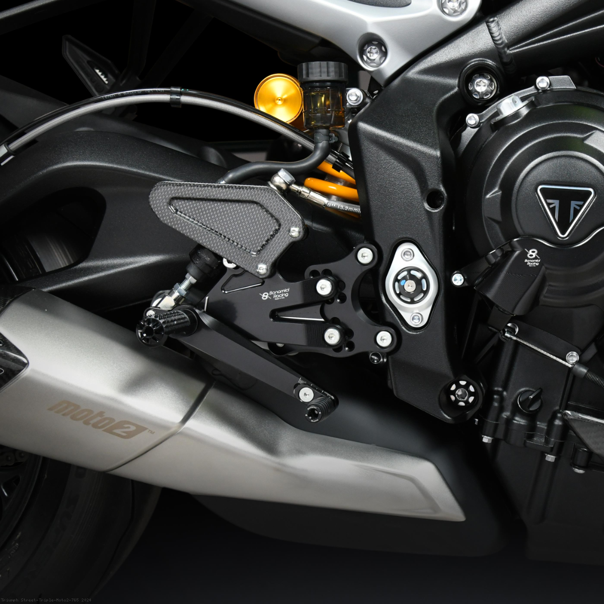 Adjustable Rearsets by Bonamici Triumph / Street Triple Moto2 765 / 2024