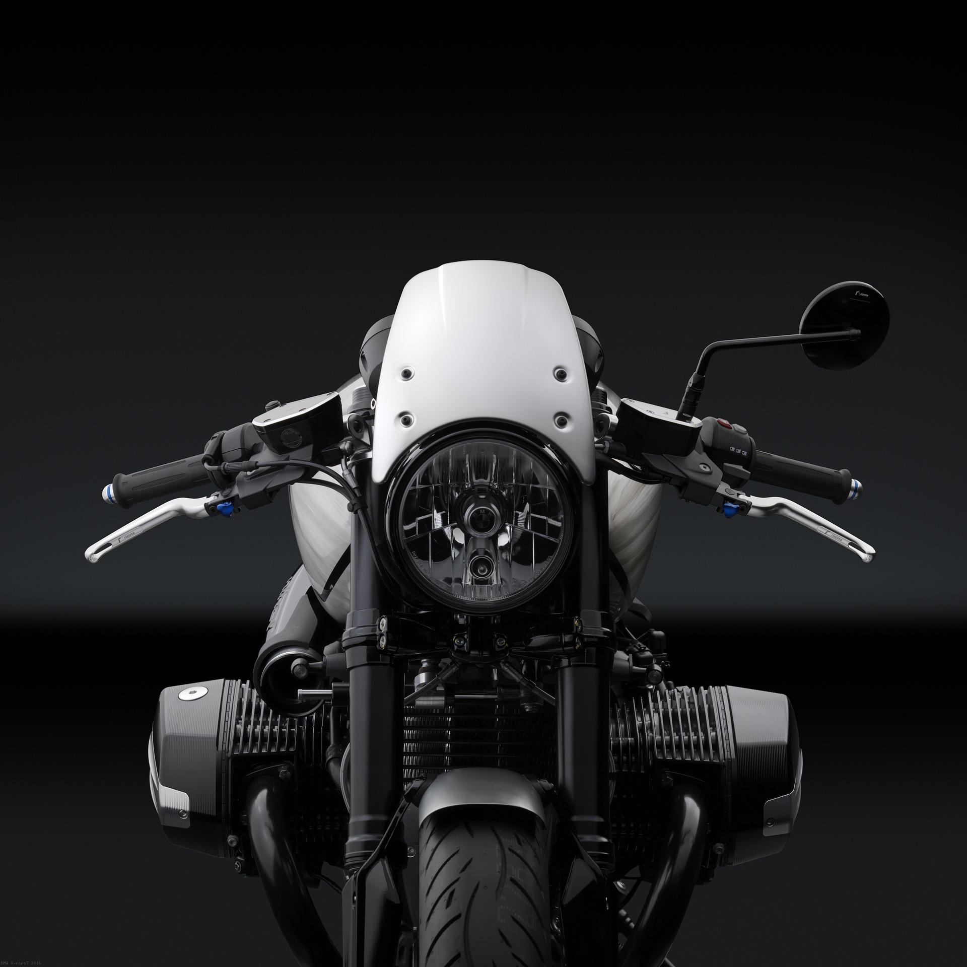 Aluminum Headlight Fairing By Rizoma Bmw R Ninet 2016 Zbw042