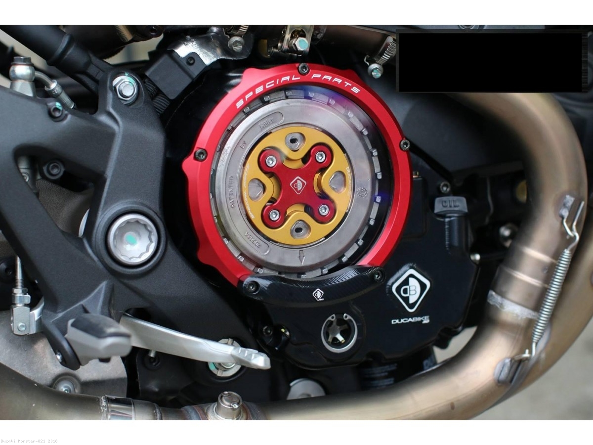 ducati monster clear clutch cover