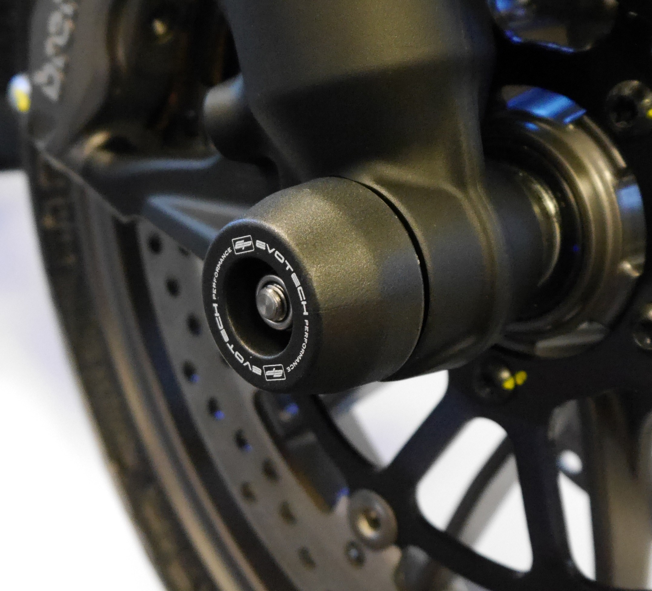 Front Fork Axle Sliders by Evotech Performance