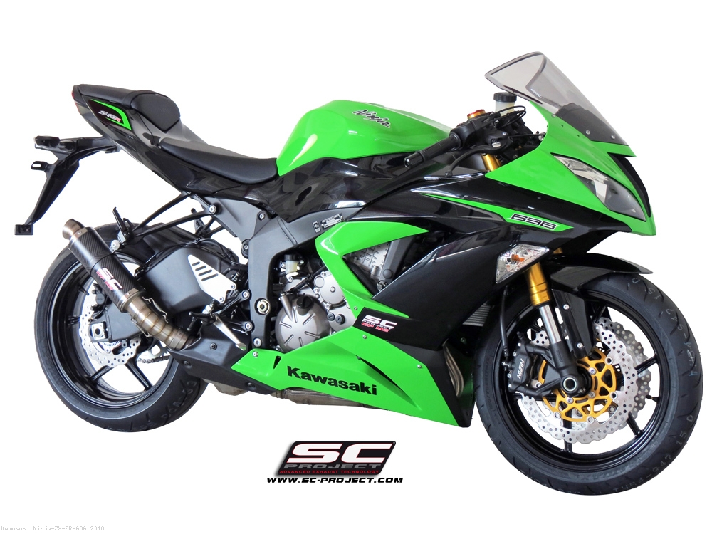 GP M2 Exhaust by SC-Project Kawasaki / Ninja ZX-6R 636 / 2018 (K16