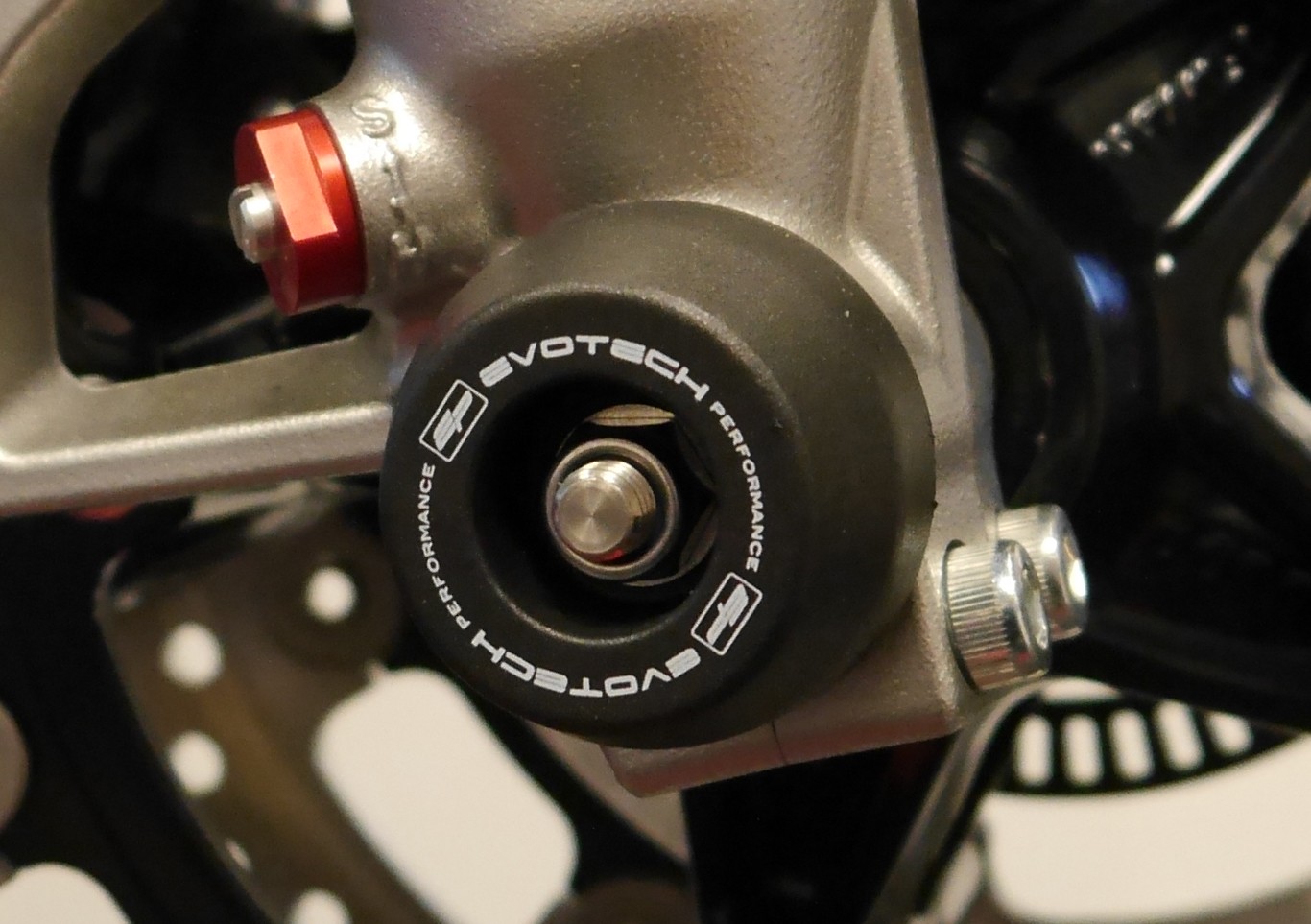 Front Fork Axle Sliders by Evotech Performance (PRN013104)