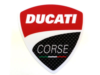 Ducati Corse Stripe with Badge Decal Kit