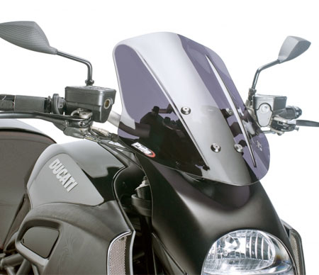 PUIG TOURING Wind Screen Fairing for Ducati Diavel