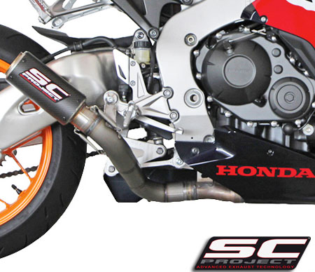 Honda CBR1000RR CRT Slipon Exhaust by SC-Project (2008-2014)