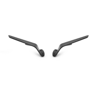 "STEALTH" Sport Mount Style Winglet Mirror Set by Rizoma