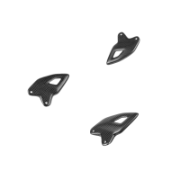 Ducati Panigale V4 Matte Carbon Fiber Left Side Heel Guard by Ilmberger Carbon CM.FSL.011.V4P24