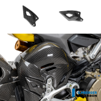 Ducati Panigale V4 Gloss Carbon Fiber Right Side Heel Guard by Ilmberger Carbon CG.FSL.011.V4P24