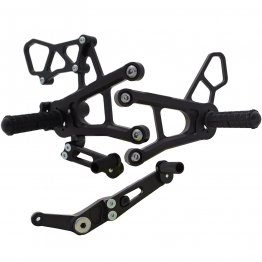 Open Box Complete rearsets kit by Woodcraft