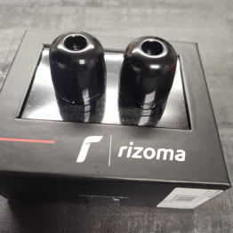 Open Box Rizoma Rounded Handlebar Caps / Bar Ends