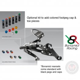 Adjustable Rearsets by Bonamici Kawasaki / Ninja ZX-10R / 2024 (K021)