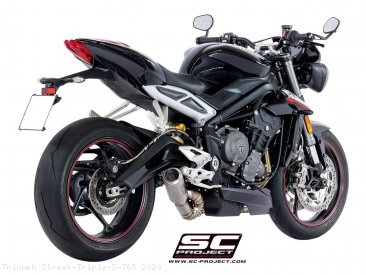 CR-T Exhaust by SC-Project Triumph / Street Triple S 765 / 2020