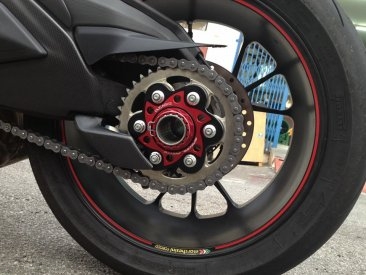 6 Hole Rear Sprocket Carrier Flange Cover by Ducabike Ducati / 1098 / 2007