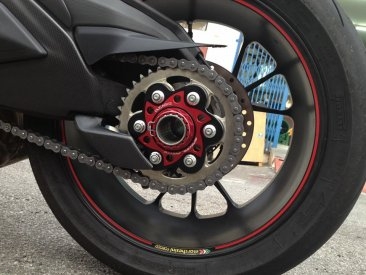 6 Hole Rear Sprocket Carrier Flange Cover by Ducabike Ducati / Monster 1200 / 2017
