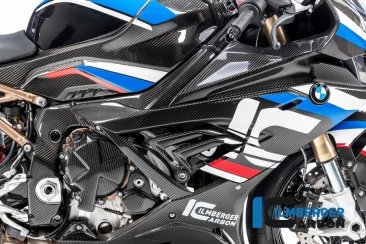 Carbon Fiber Right Side Large M Version Frame Cover by Ilmberger Carbon BMW / S1000RR M Package / 2022