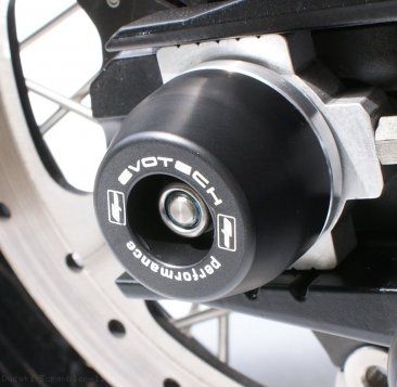 Rear Axle Sliders by Evotech Performance Ducati / Scrambler 1100 Sport / 2022