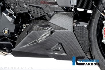 Carbon Fiber RIGHT SIDE Bellypan by Ilmberger Carbon Ducati / Diavel 1260 / 2019