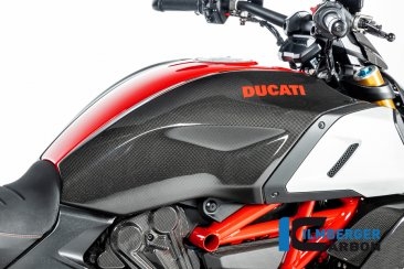 Carbon Fiber Tank Cover by Ilmberger Carbon Ducati / Diavel 1260 S / 2019