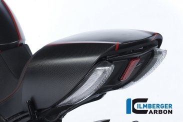 Carbon Fiber Passenger Seat Cover by Ilmberger Carbon Ducati / Diavel / 2015