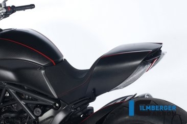 Carbon Fiber Passenger Seat Cover by Ilmberger Carbon Ducati / Diavel / 2014