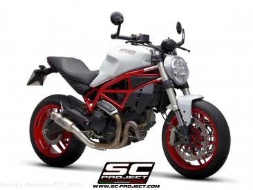 GP70-R Exhaust by SC-Project Ducati / Monster 797 / 2018