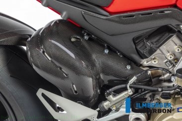 Carbon Fiber Exhaust Heat Shield by Ilmberger Carbon Ducati / Panigale V4 Speciale / 2019