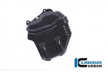 Carbon Fiber Left Side Cylinder Head Cover by Ilmberger Carbon Ducati / Streetfighter V4 SP / 2023