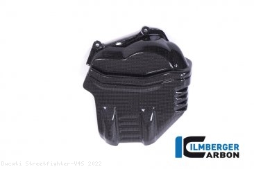 Carbon Fiber Left Side Cylinder Head Cover by Ilmberger Carbon Ducati / Streetfighter V4S / 2022