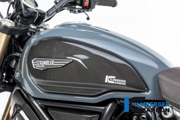 Carbon Fiber Tank Side Panel by Ilmberger Carbon Ducati / Scrambler 1100 Sport / 2018