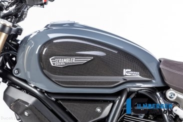 Carbon Fiber Tank Side Panel by Ilmberger Carbon Ducati / Scrambler 1100 Sport / 2018