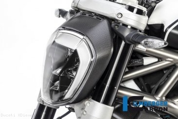 Carbon Fiber Headlight Outer Ring by Ilmberger Carbon Ducati / XDiavel / 2018