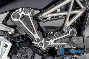 Carbon Fiber Cam Belt Covers with Chrome by Ilmberger Carbon Ducati / XDiavel / 2016