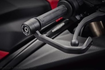 Brake Lever Guard Bar End Kit by Evotech Performance Aprilia / RSV4 Factory / 2013