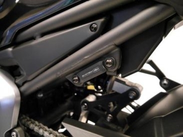 Exhaust Hanger Bracket with Passenger Peg Blockoff by Evotech Performance Kawasaki / Z900 / 2019