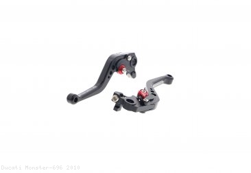 Shorty Brake And Clutch Lever Set by Evotech Ducati / Monster 696 / 2010