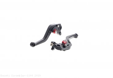 Shorty Brake And Clutch Lever Set by Evotech Ducati / Scrambler 1100 / 2019