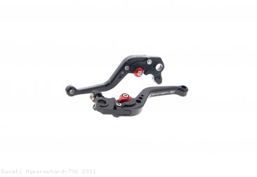 Shorty Brake And Clutch Lever Set by Evotech Ducati / Hypermotard 796 / 2011