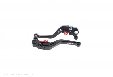 Shorty Brake And Clutch Lever Set by Evotech Ducati / Monster 696 / 2010