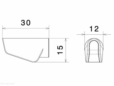 Rizoma "LEGGERA S" LED Turn Signal with Brake Light Function Universal