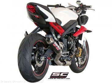 GP M2 Exhaust by SC-Project Triumph / Street Triple R / 2013