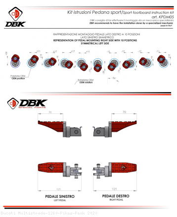  Ducati / Multistrada 1260 Pikes Peak / 2020