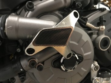 Water Pump Guard with Carbon Inlay by Ducabike Ducati / Hypermotard 950 / 2021