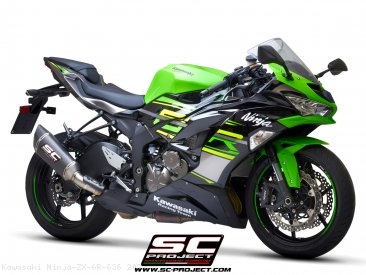 SC1-R Exhaust by SC-Project Kawasaki / Ninja ZX-6R 636 / 2022