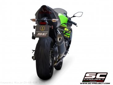 SC1-R Exhaust by SC-Project Kawasaki / Ninja ZX-6R 636 / 2021